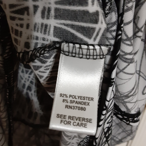 Cato Woman black and white tunic, 26/28W - Picture 5 of 6